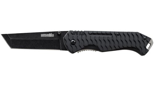 Coltello tascabile cm19,5 manico in ABS nero Ausonia 26358