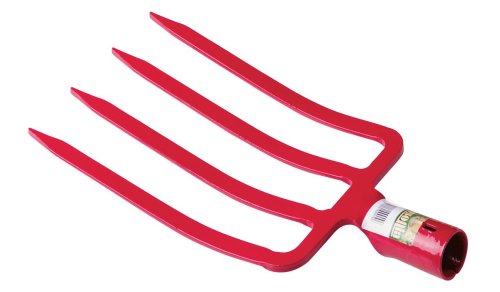 Forca per vangare 4 denti in acciaio 27cm Ausonia 80649