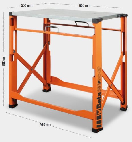 Banco da lavoro pieghevole 50x80x86cm BETA C56P O