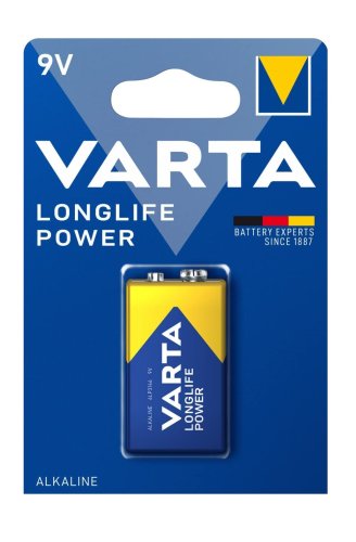 Batteria 9V alkaline VARTA LONGLIFE POWER 4922 Transistor 6LP3146