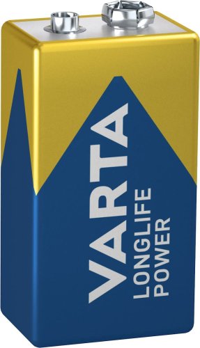 Batteria 9V alkaline VARTA LONGLIFE POWER 4922 Transistor 6LP3146