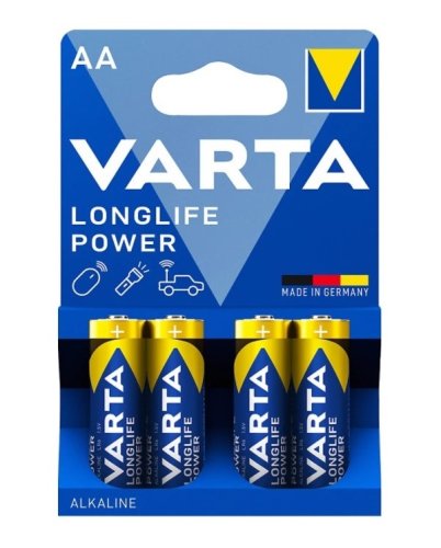Batterie pile AA Varta 4906, MN1500, LR6 STILO Longlife Power 1,5V (4 pack)