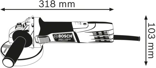 Smerigliatrice angolare Bosch Professional GWS 7-125 720W