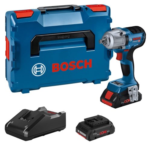 Avvitatore massa battente Bosch GDS 18V-450 HC Professional con doppia batteria ProCORE18V 4.0Ah