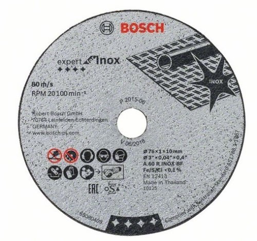 Dischi da taglio Bosch Expert Inox (5 pz) ø 76 mm