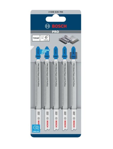 Lame Bosch Professional PRO T321AF per seghetto alternativo (5 pezzi)