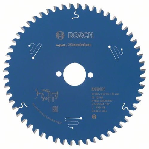Lama circolare Expert Bosch ø mm 190 z56 foro ø 30 taglio alluminio