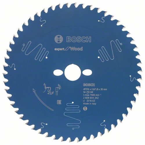 Lama circolare Expert Bosch ø mm 254 z54 foro ø 30 taglio legno
