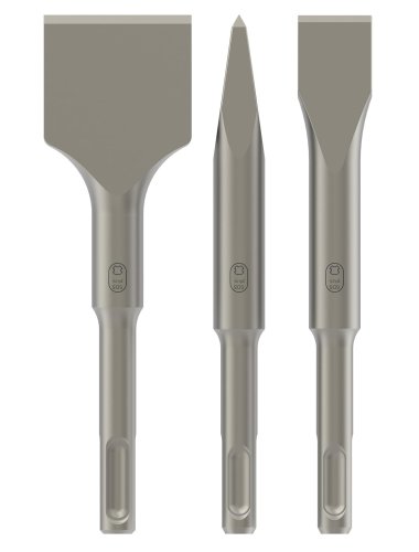 Set 3 scalpelli Bosch PRO SDS plus-4C per martelli perforatori