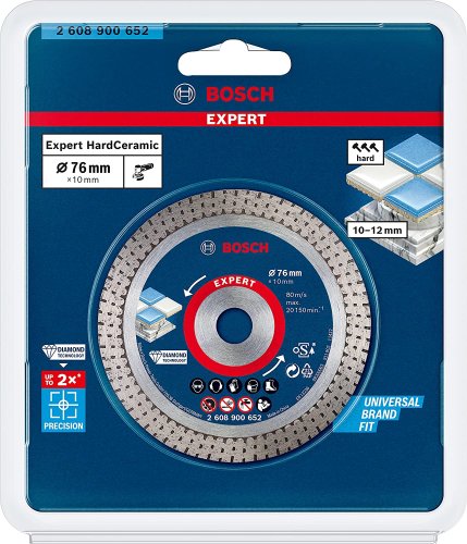 Disco diamantato Bosch Expert HARDCERAMIC ø 76 mm