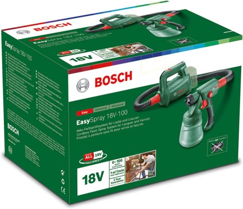 Pistola a spruzzo Bosch Easy Spray 18V-100 (fornita senza batteria)