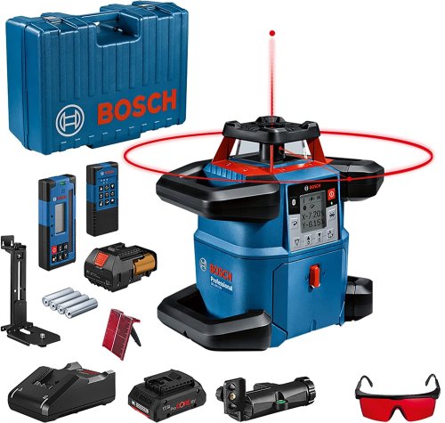 Livella laser rotante Bosch GRL 600 CHV 18V Pro Core in valigetta