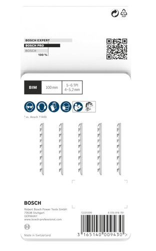 Lame Bosch Professional PRO T144DF per seghetto alternativo (5 pezzi)