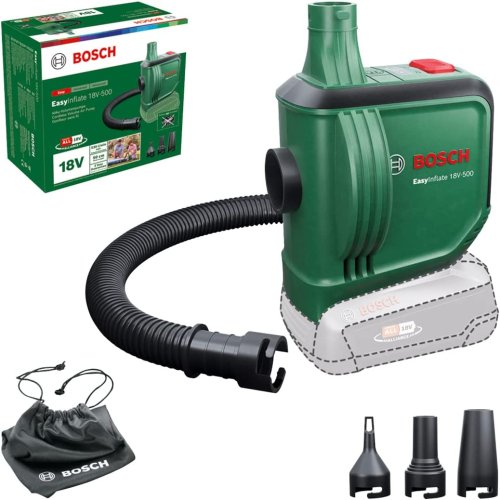 Mini compressore portatile 18V Bosch Easy Inflate 18V-500 (fornito senza batteria)