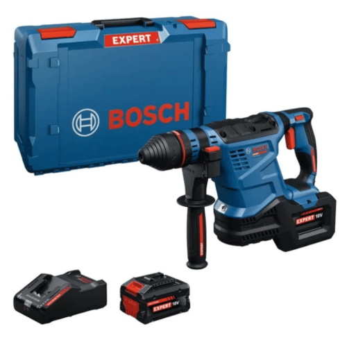 Martello perforatore SDS plus Bosch Expert EXBH18V-32F con doppia batteria