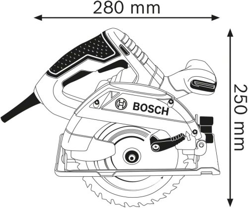Sega circolare ø 165 mm Bosch GKS 165 Professional