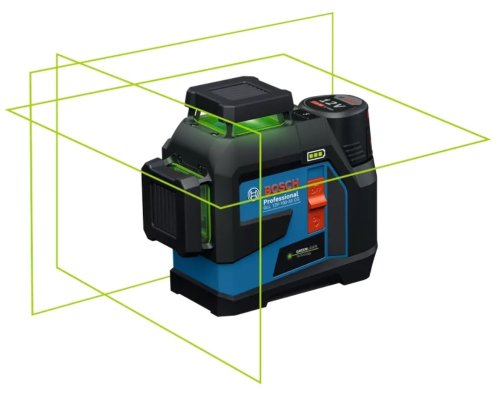Livella laser a linee verdi Bosch GLL 12V-100-33 CG Professional