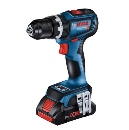Trapano con percussione Bosch Professional GSB 18V-90C + 3 batterie Procore 18V 4Ah