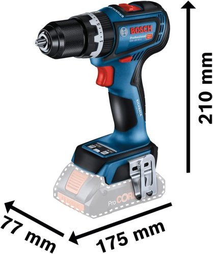 Trapano con percussione Bosch Professional GSB 18V-90 C (fornito senza batteria)