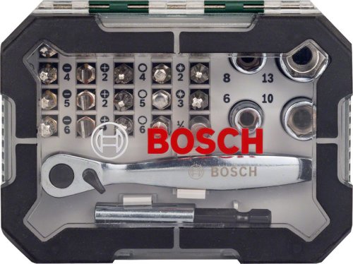 Set inserti avvitare con cricchetto Bosch Rainbow Evo (26 pz)