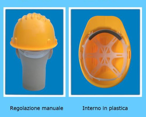 Casco elmetto di protezione Brado 2044 - colore giallo