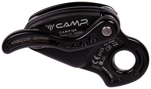 Discensore autofrenante per l’accesso su corda da 10 a 11 mm CAMP DRUID 223201 NERO