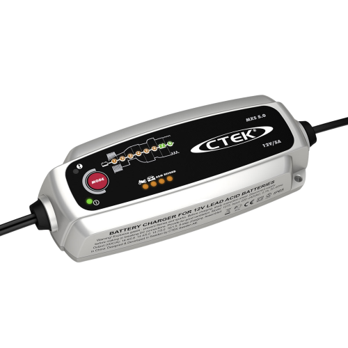 Caricabatterie e mantenitore 12V per auto moto CTEK MXS 5.0