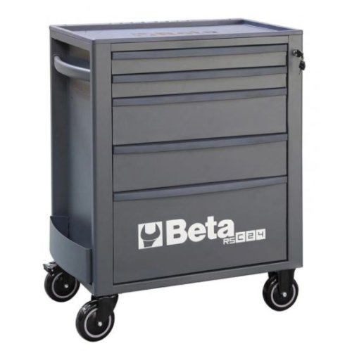 Carrello portautensili Beta RSC24 grigio 7016 - | 5 cassetti