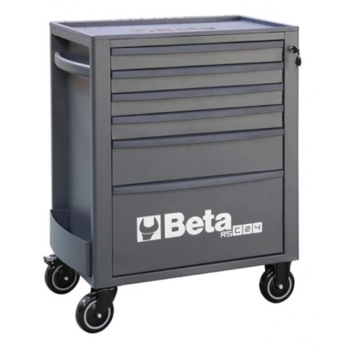 Carrello portautensili Beta RSC24 grigio 7016 - | 6 cassetti