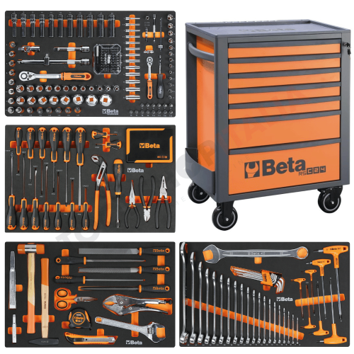 Carrello cassettiera portautensili 7 cassetti Beta RSC24/7 con 330 utensili
