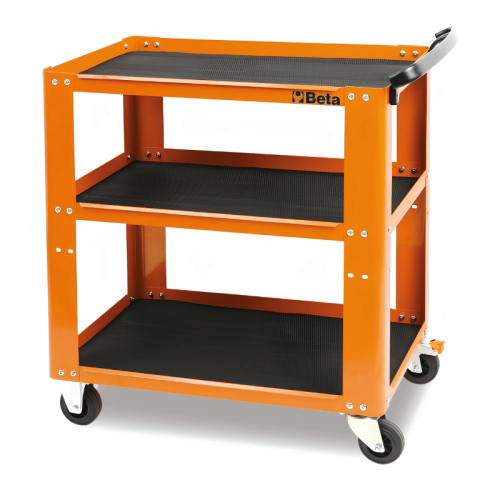 Carrello porta utensili 3 ripiani Beta C51  - colore arancione