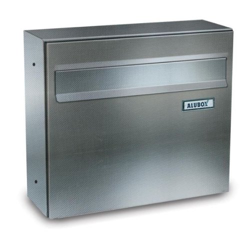 Cassetta postale Alubox Magnum inox - attacco a recinzione - Cod. M1-IX -  ToolShop Italia