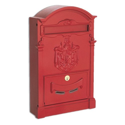 Cassetta postale Alubox Residence Maxi - colore rosso