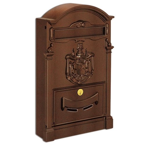 Cassetta postale Alubox Residence standard - colore ruggine