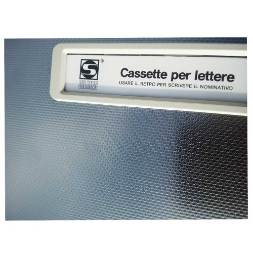 Cassetta postale in lamiera formato rivista SILMEC S23 - 10-223.84 - cover  rossa - Cod. 10-223.84/3002 - ToolShop Italia