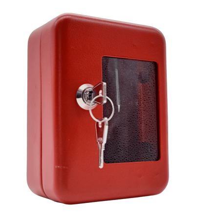 Xcase cassetta per chiavi di emergenza: Confezione da 2 cassette per chiavi di emergenza con martello di sicurezza e chiave di sicurezza (cassettina per chiavi di emergenza