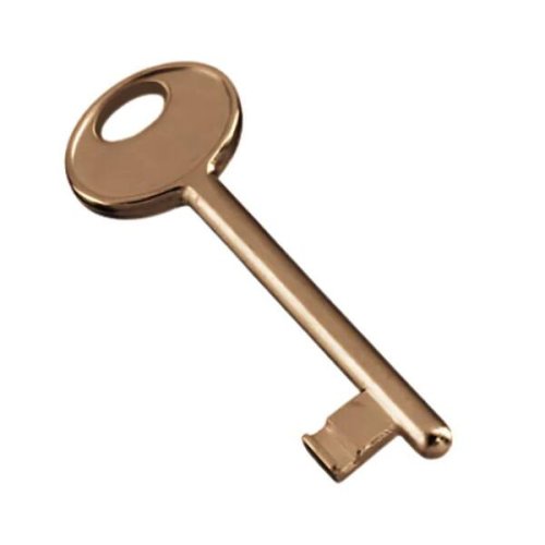 Chiave Patent per serrature da interni in zama bronzata AGB B00502 - cifratura 1