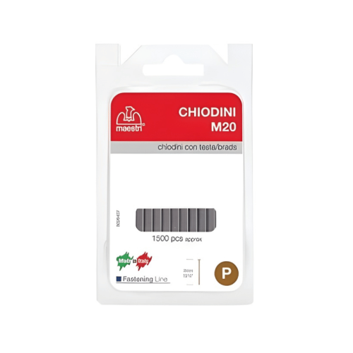 Chiodi zincati M20 per fissatrici MAESTRI 1130805 (1500 pz)
