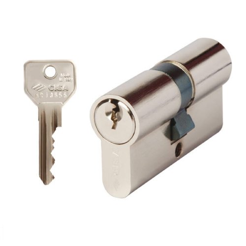 Cilindro nichelato profilo europeo C2000 CISA 0G300 - mm 44 (22/22)