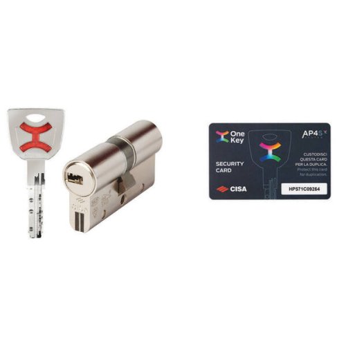 Cilindro nichelato frizionato profilo Europeo AP4 Sigillo Cisa 0P3S1 - mm 60 (30/30)