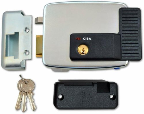 Cisa 11921 serratura elettrica 12Vac per cancello apertura verso esterno - E mm 70 - mano SX
