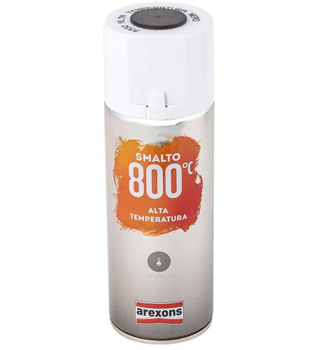 Smalto colore spray ALTA TEMPERATURA Arexons (fino a 800 °C) 400ml - - nero