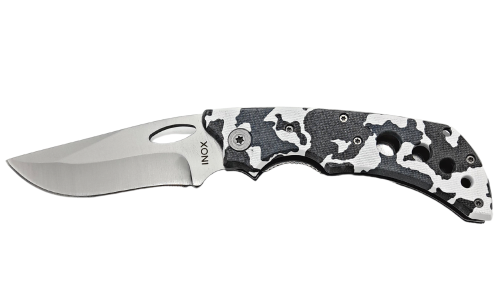 Coltello tascabile Ausonia 26338 lama acciaio inox e manico mimetico