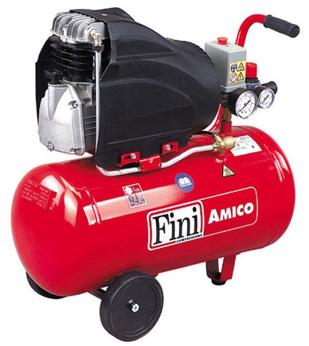 Compressore aria da 24 litri Fini Amico 25/SF2500 - Cod. FLCC404FNN509 -  ToolShop Italia