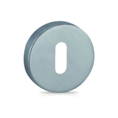 Coppia bocchette tonde ø 44x7 mm Reguitti 003KN foro Patent cromo satinato