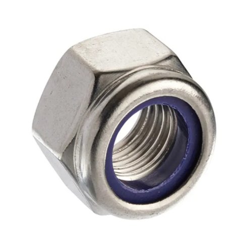 Dado esagonale autobloccante in acciaio inox A2 UNI 7474 - ø mm 5