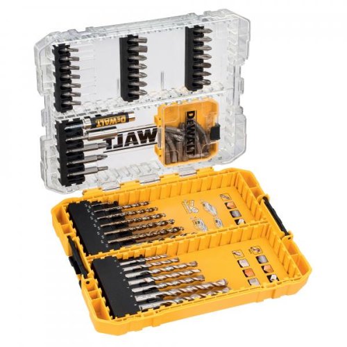 DEWALT DT70759-QZ - punte hss e muratura + inserti avvitare (63 pezzi)