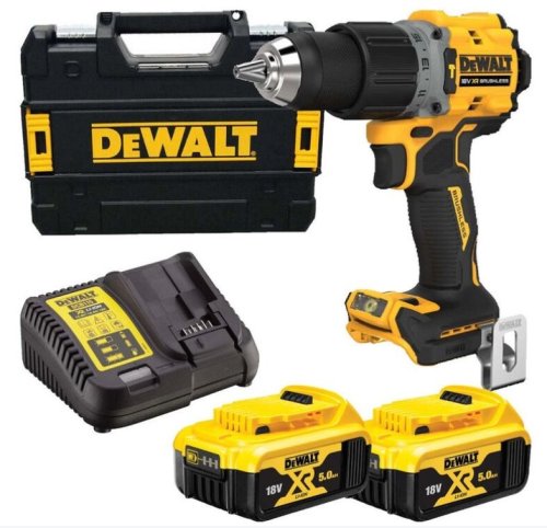 Trapano avvitatore a percussione Dewalt DCD805P2T-QW 18V XR 5.0Ah