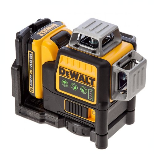 Livella laser 3 linee 360° DEWALT DCE089D1G-QW 12V raggio verde