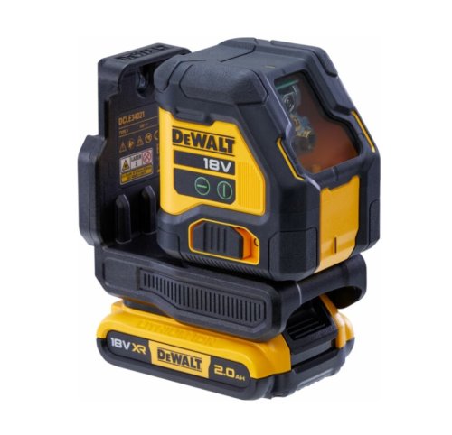 Livella Laser croce autolivellante raggio verde 18V Li-Ion 2 Ah DEWALT DCLE34021D1-QW